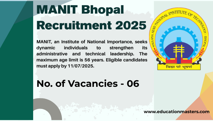 MANIT Bhopal Recruitment 2025